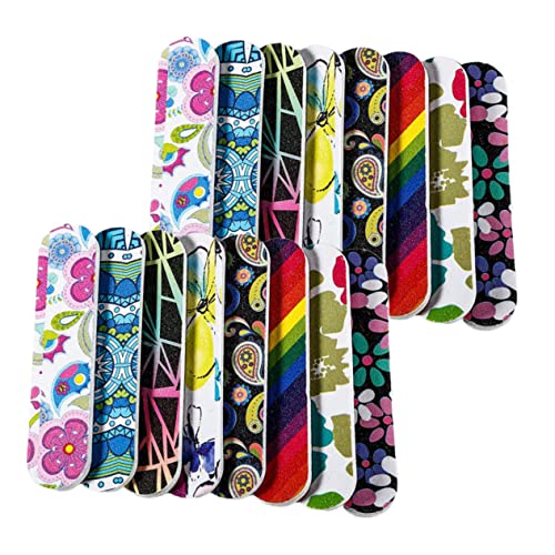 Beavorty 100個 爪やすりを磨く nail polish nail gel nail file ネイルシャイナーファイル 爪やすりとバッファー マニ ネイルファイル 滑らかな爪やすり