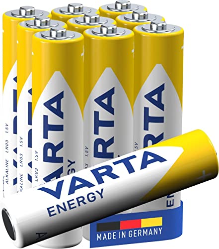 Varta Energy 4103 - Pack of 10 AAA Alkaline Batteries, Blue