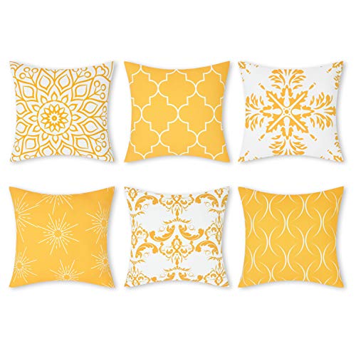 yellow pillow case