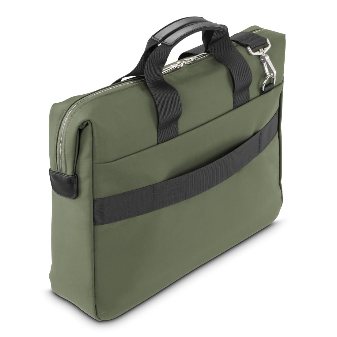 Hama | Maletín para portátil 13,3 pulgadas (funda protectora ordenador resistente acolchada compartimento tablet 12,9 bolso portátil 14,1 pulgadas bandolera ajustable ligera trabajo 10 litros) verde