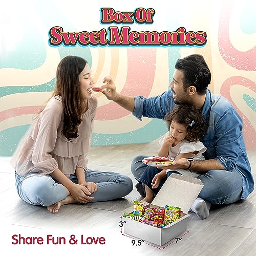 RETRO CANDY YUM Super Sour Candy Variety Pack - Assorted Sour Candy Box - Sour Candy Box for Birthday Gift Celebration, Thinking of You