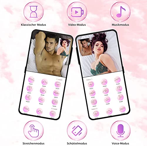 Sexspielzeug mit App and Bluetooth Remote Control Vibratoren mit 9 Vibrationsmodi Sex Spielzeug für die Vibration für Frauen Portable Anal G-Spot Sex Toys Fernbedienung für Paare – Bild 5