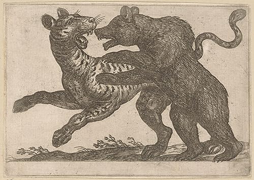 Impression toile tigre Antonio Tempesta décoration murale salon tableau abstrait 60x90
