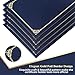 Certificate Holders 8.5x11 Inch Navy Blue 5 Pack Diploma Cover Certificate Covers with Gold Foil Border Certificate Folders for Letter Size 8.5x11 in Graduation Award Cardstock Certificates Documents