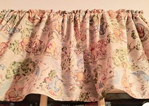 Classic Winnie The Pooh Eeyore Tigger Handmade Cotton Fabric Window Valance #TOP5