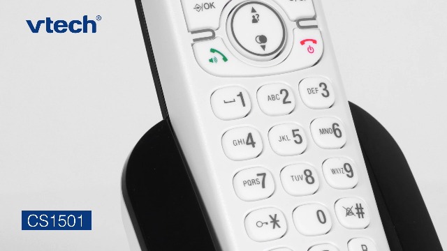 Telefono Cordless VTech CS2000 Con ECO+ &ndash; Blocco Chiamate E Vivavoce &ndash; Aperto Mai Usato
