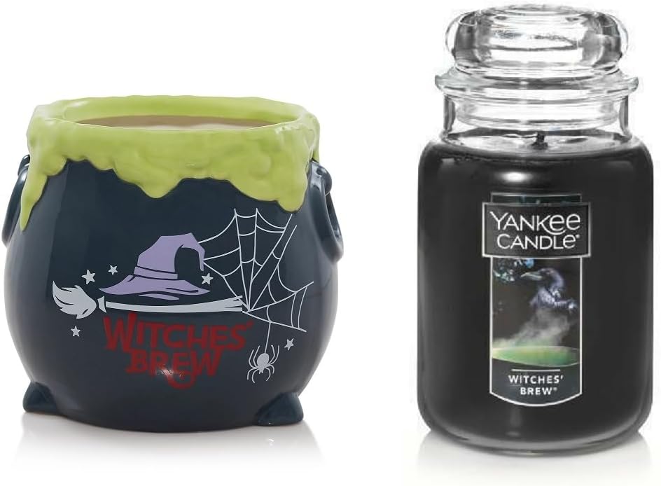 Yankee Candle Witches' Brew Large Classic Jar Candle with a