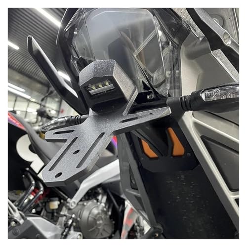 Support de Plaque d'immatriculation Moto en Aluminium Renforcé 2024 - 6