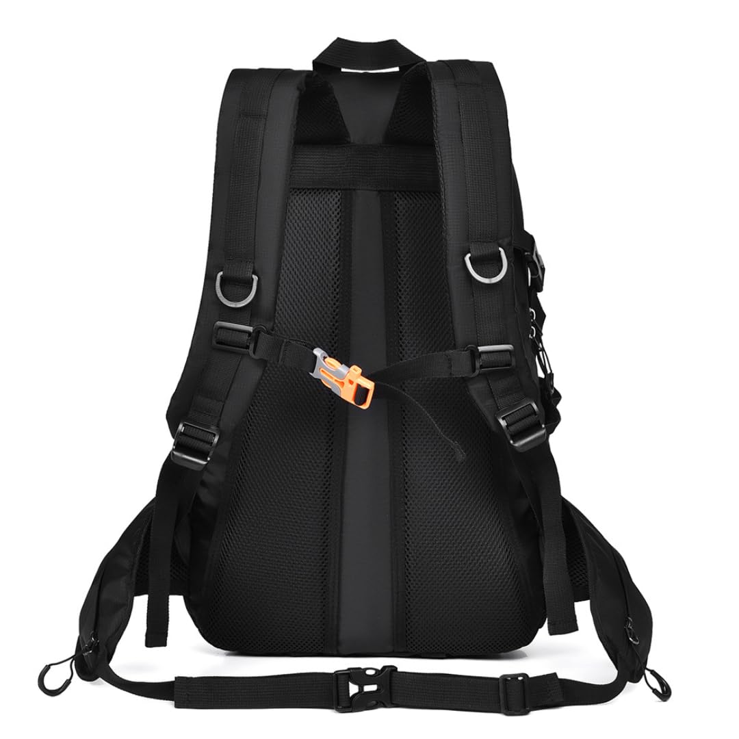 Outdoor Sports Plecak turystyczny Duża pojemność Torba na laptopa Piknik Torba kempingowa, Czarny, L, Casual