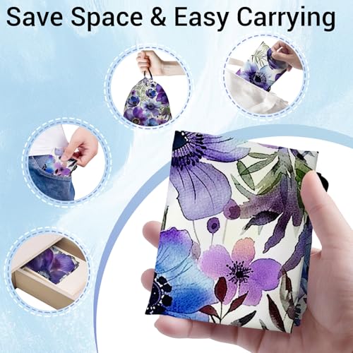 Image of Blossom Wildflowers Gymnastics Grip Bags Small Drawstring Athlete Bag for Sport Dance Gym