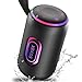 taopodo Portable Bluetooth Speaker with True 30W Stereo Sound, Enhanced BASS 3.0 and 3 RGB lights, IPX7 Waterproof, 24H Playtime, TWS Wireless Pairing, Outdoor Wireless Speaker for Home and Hiking