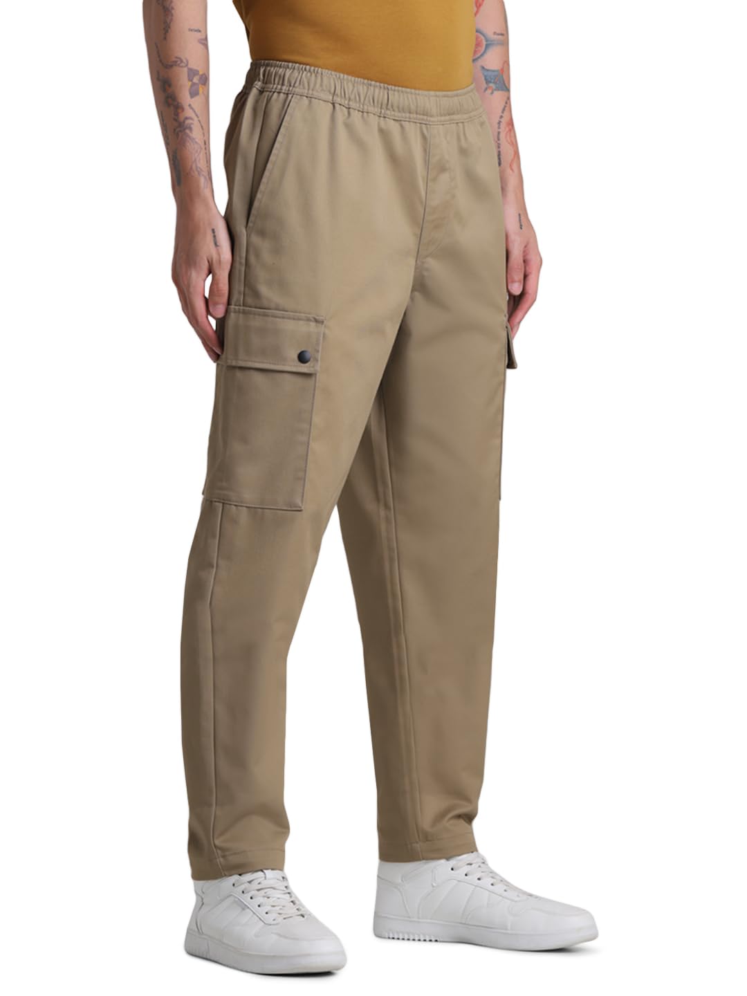 jack & jones Men's Regular Fit Mid Rise Pants-picture-28