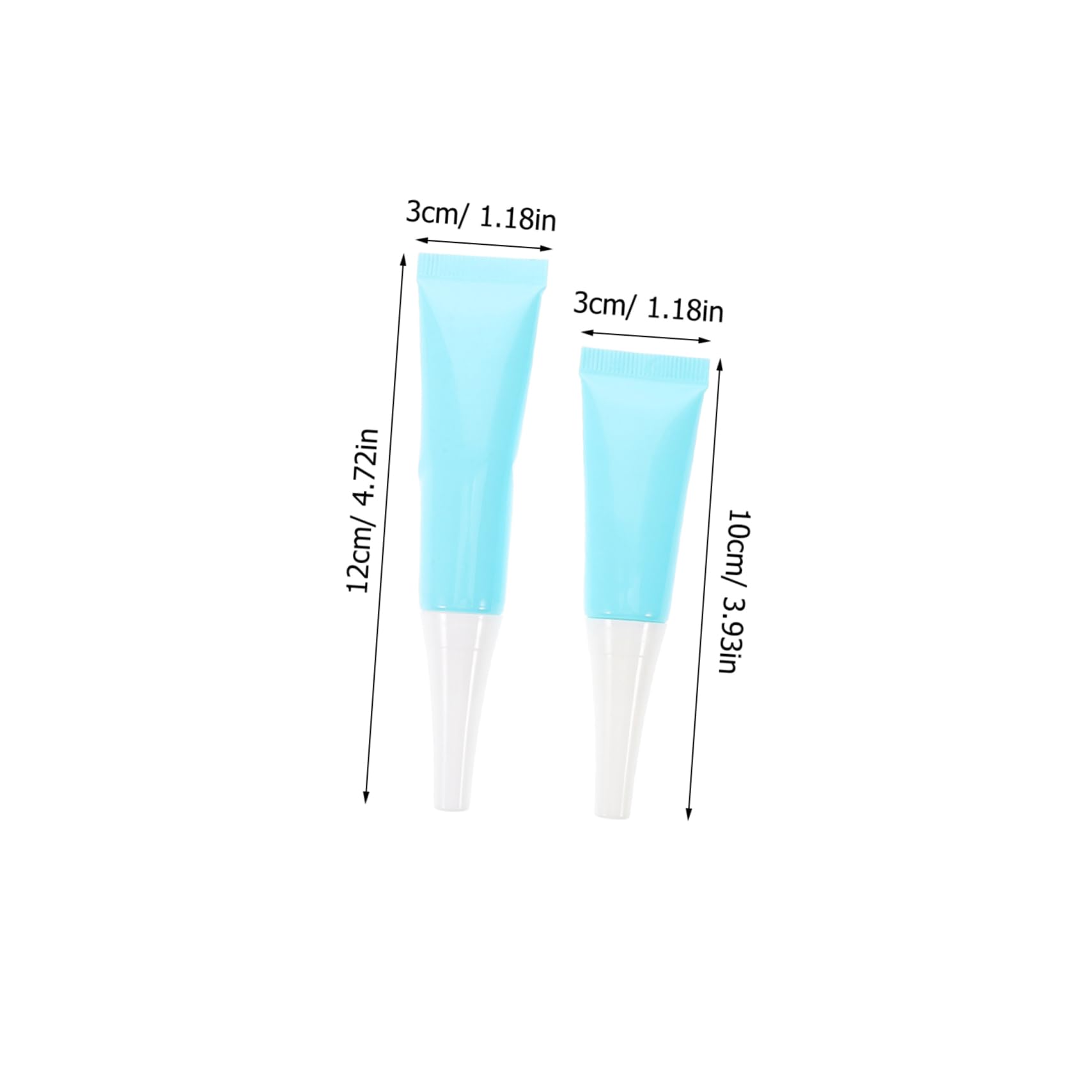 Beatifufu 2pcs Press On Nails Glue Women Nail Glue for Press On Nails Professional False Nail Glue for Women Adhesive for Fake Nails and Rhinestones (10g, 5g)