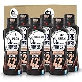 Core Chocolate Power Elite Failrlife High Protein Shakes (42 Grams) 14 Oz. 6 pack in The Award Box Packaging