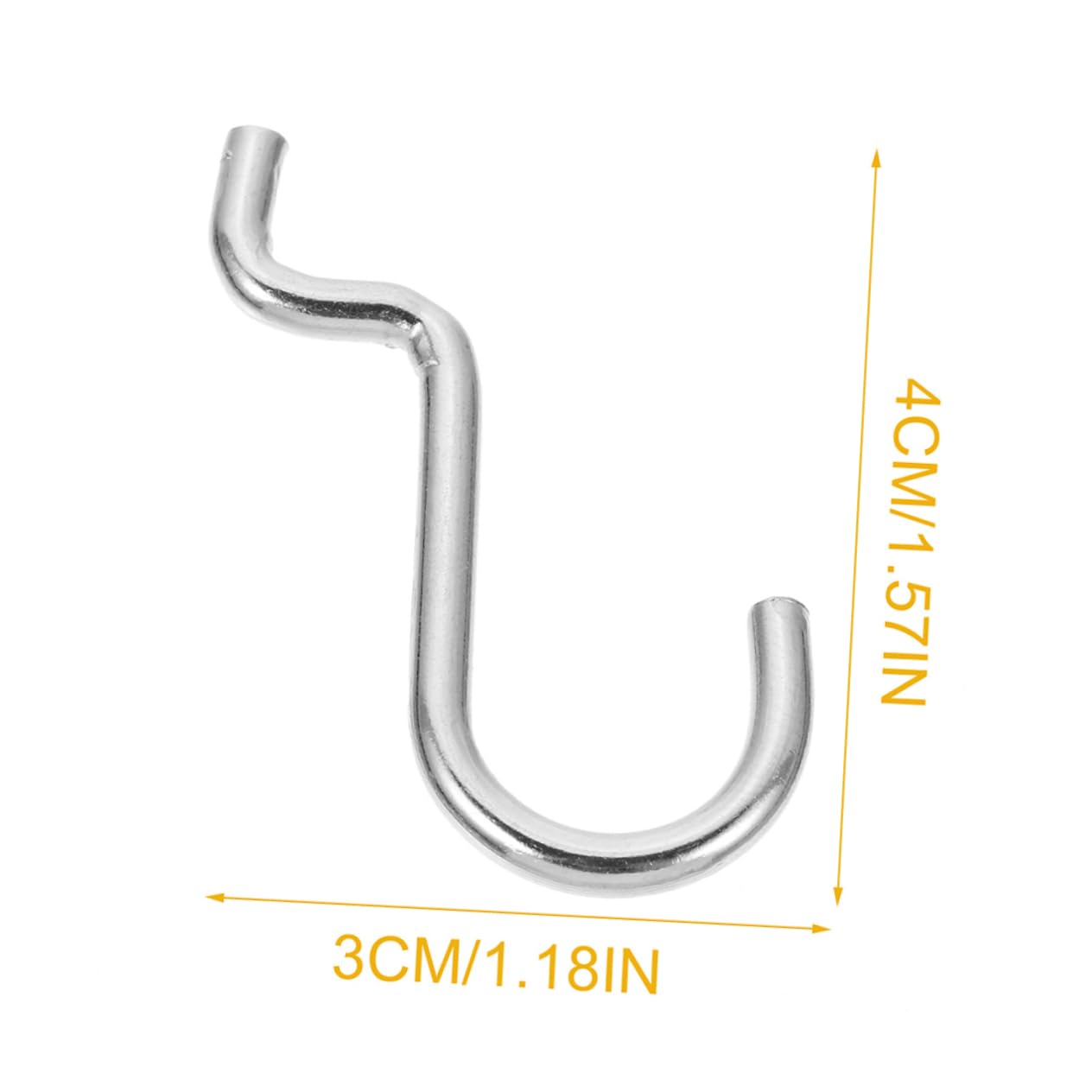 ULTECHNOVO Ganize Your Workspace 24pcs Metal Pegboard Holders j Hooks Heavy Duty for Tools Easy to Install