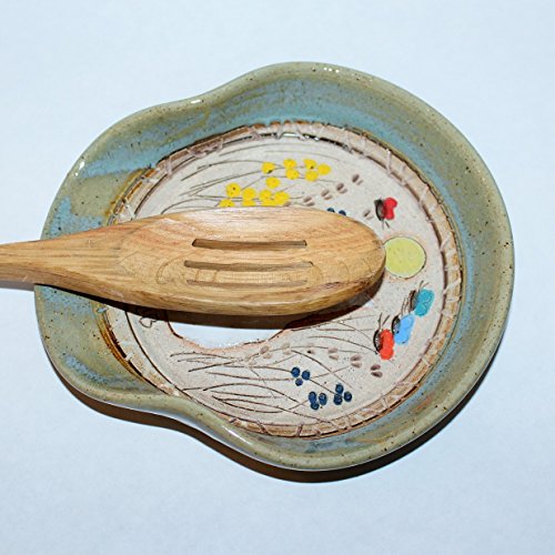 Handmade Pottery Cat Spoon Rest