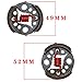 FLMLF Lighter Cluth Shoe & Spring Set 8000 RPM Clutch Set for 1/5 HPI Baja 5B SS KM ROVAN 5B SS