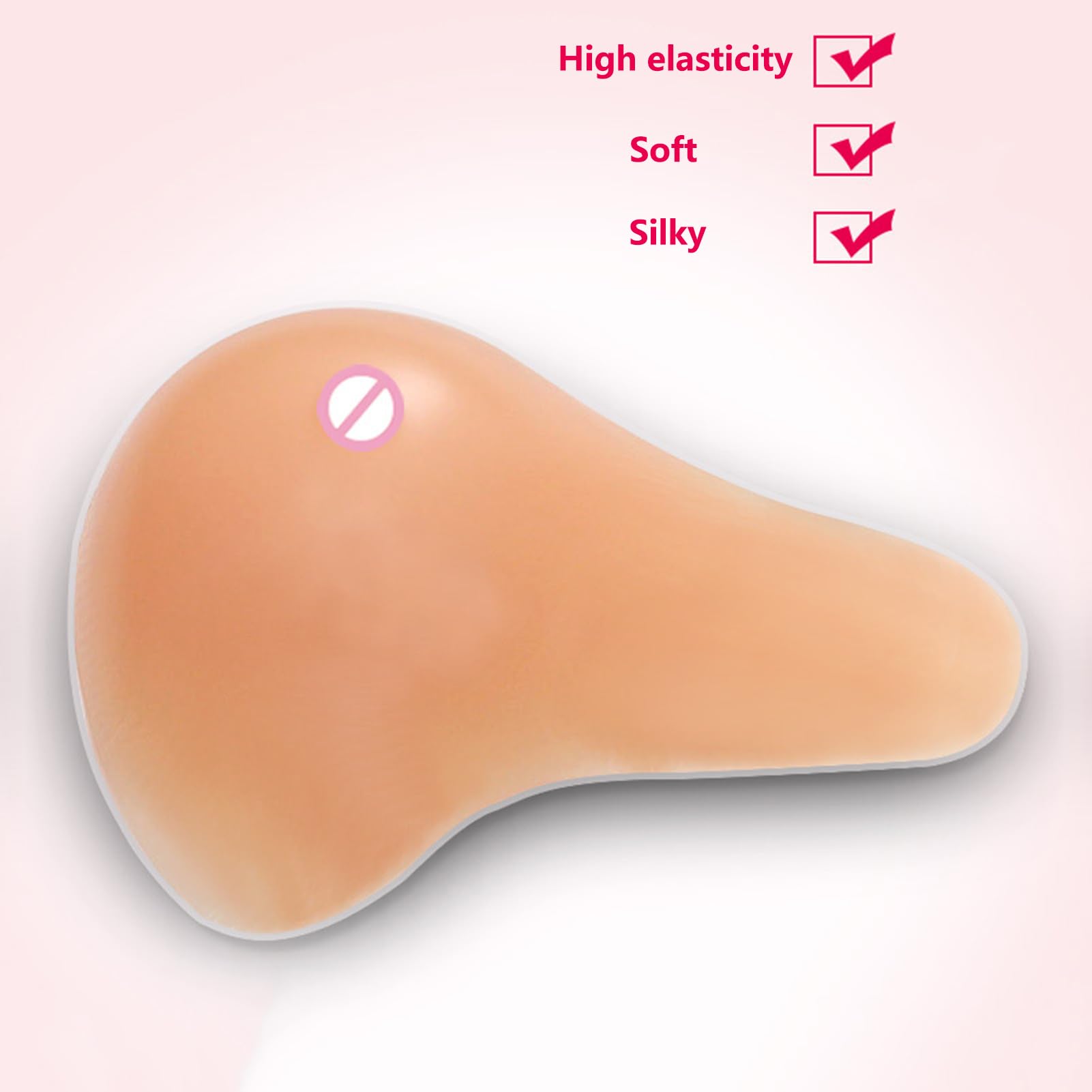 Pecho Falso Específico Seno Falso Tetas De Falso Realista Mastectomía Extendida Sujetador con Prótesis Acolchado Reemplazo De Axila Pecho Falso left-600g