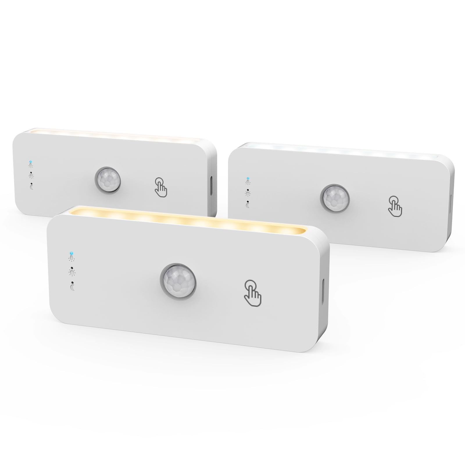 Aolyty LED Night Light with Motion Sensor, 3 Packs
