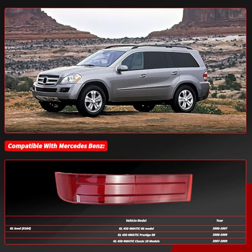 Image of Door rear bumper reflector For Benz GL class (X164) 2006 2007 2008 2009 GL320 GL450 GL550 Replacement # 1648201274