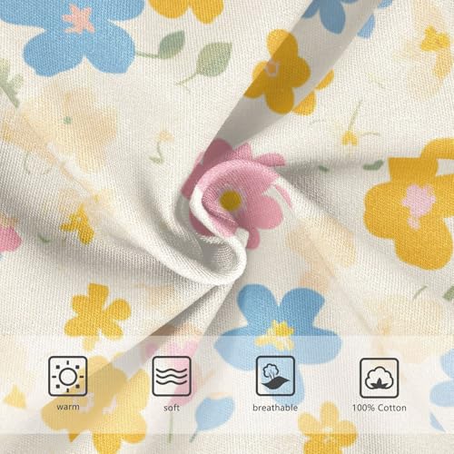 KLL Ditsy Floral Toddler Boy Pure Cotton Nighttime Underwear Breathable Children Panties3