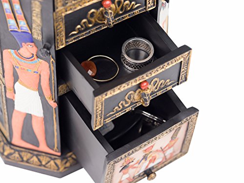 Mini mueble con decoración del antiguo Egipto