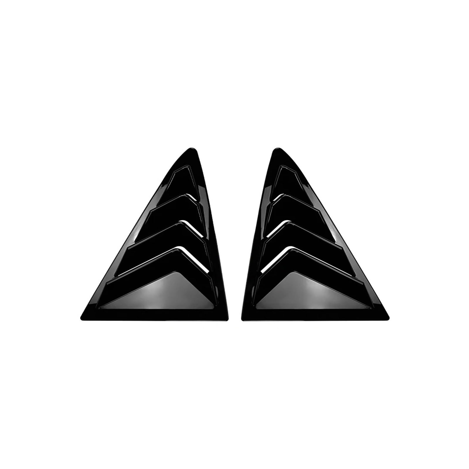 Spoiler Auto Per Ford Per Fiesta MK8 2018 2019 2020 2021+ Copertura Per Persiana Per Finestrino Posteriore, Bocchetta Laterale, Accessori Per Auto Spoiler Posteriore(Gloss Black)