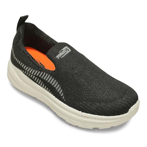 Image of Liberty Force 10 RUNSTEP-E Teal Blue Sports Non Lacing Walking Shoes for Mens