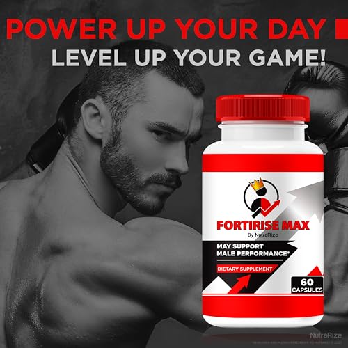 Image of (3 Pack) Fortirise Max, Official Fortirise Max For Men - Supports Stamina and Energy Levels, All Natural Formula to Support Performance and Overall Health, Fortirise Max Pills Review (180 Capsules)
