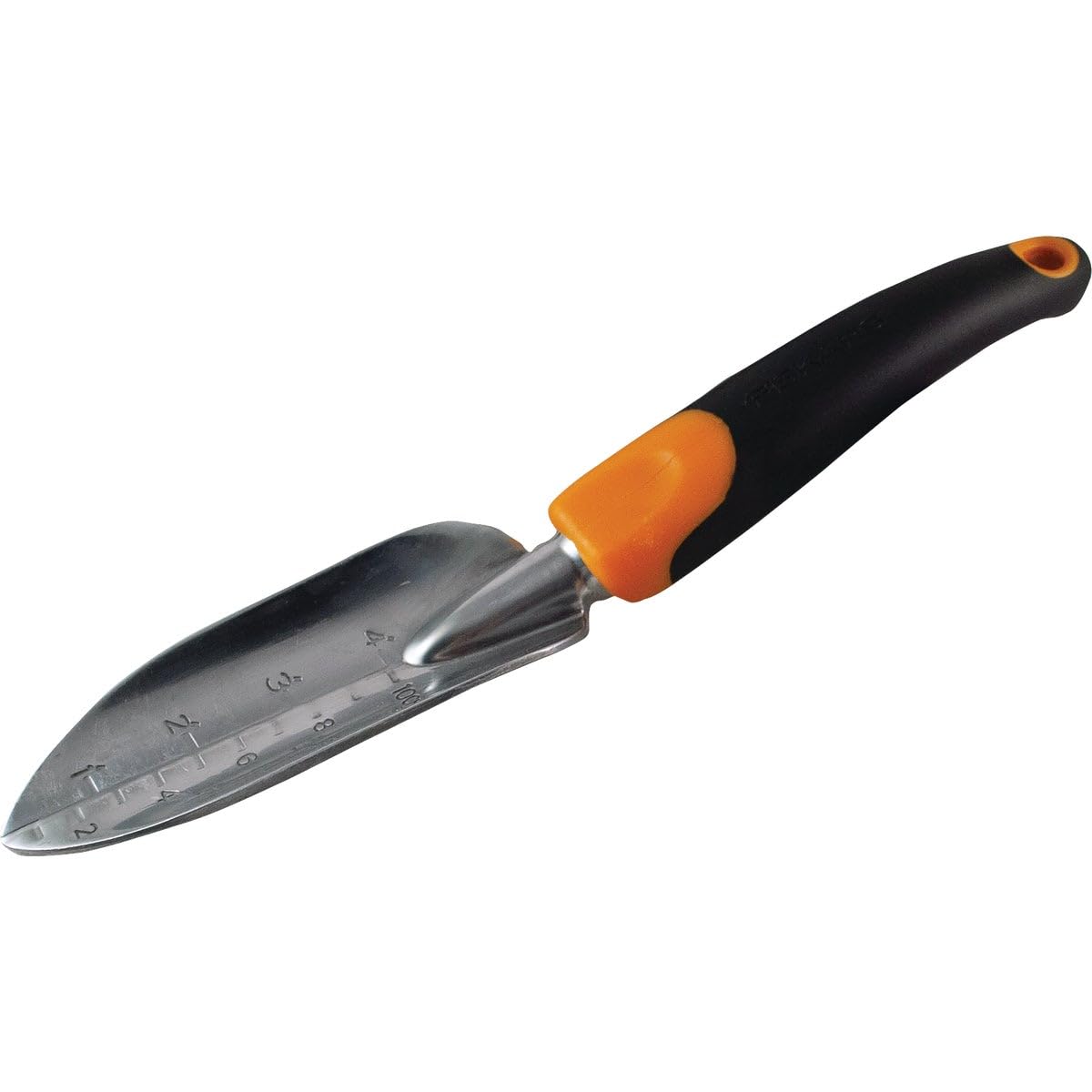 Fiskars 384230-1001 Ergo Scratch Tool Garden Transplanter, Aluminum