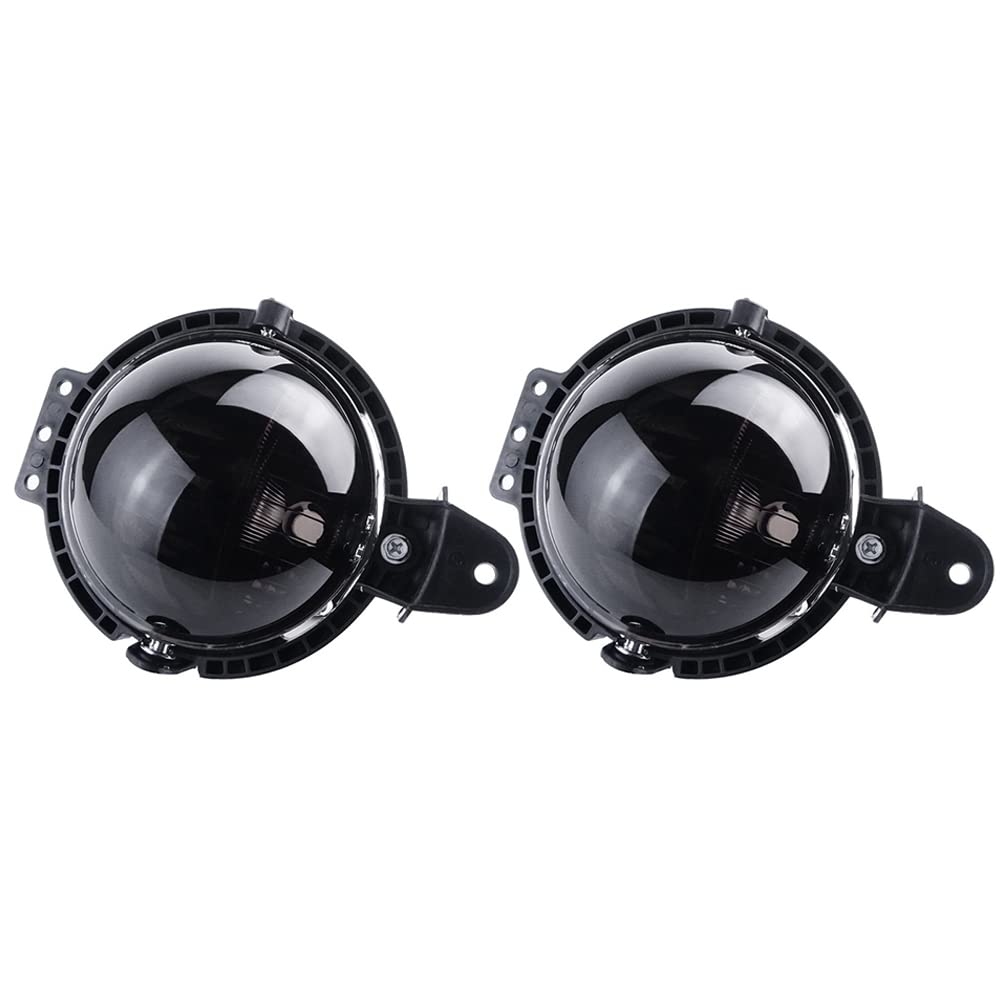 2Pcs N/S+O/S Front Fog Daytime Light No Bulbs DRL for Mini Cooper R55 R56 R57 R58 R59