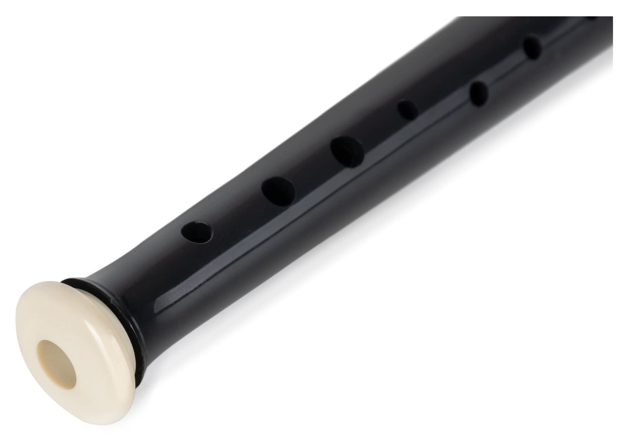 Flûte Garklein Classic Cantabile - Flûte à bec sopranino en plastique - monobloc - avec étui - noir