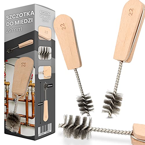 Brosse Métallique Pour 22 mm Tube En Cuivre Brosse De Nettoyage En Acier Inoxydable Outil De Nettoyage De Tuyaux Brosse Cover