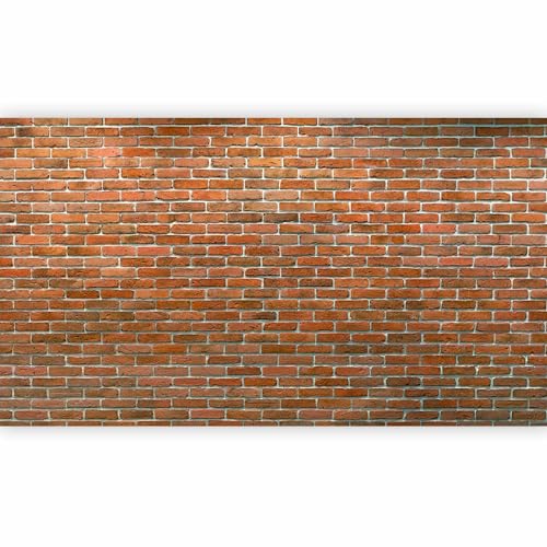 artgeist Wall Mural Faux Bricks 193x110 in - XXL Peel and Stick Self-Adhesive Foil Wall Mural Removable Sticker Premium Print Picture Image Design Home Decor f-A-0564-x-a