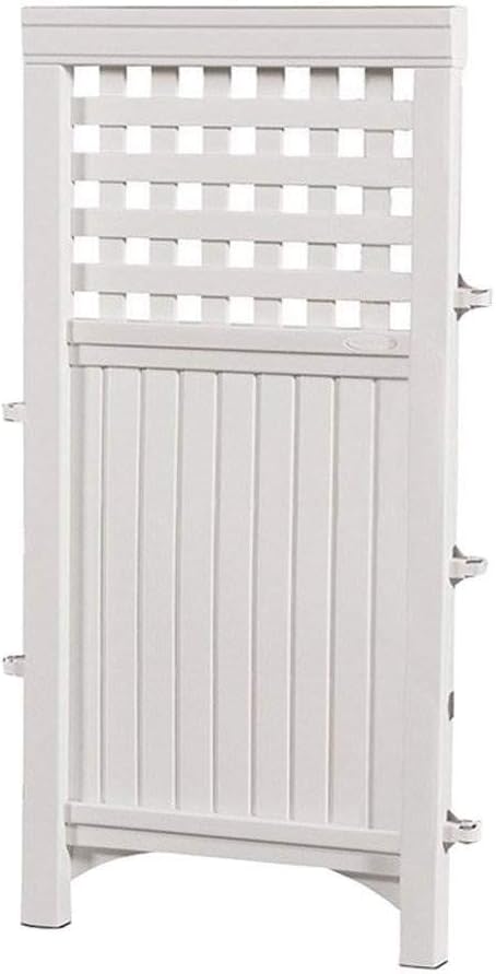Suncast White Resin 4-Panel Outdoor Screen Enclosure