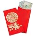 Juvale 100-Pack Red Lucky Chinese Money Envelopes for Lunar New Year, Good Luck, and Hong Bao, 3.5 x 6.69 Inches