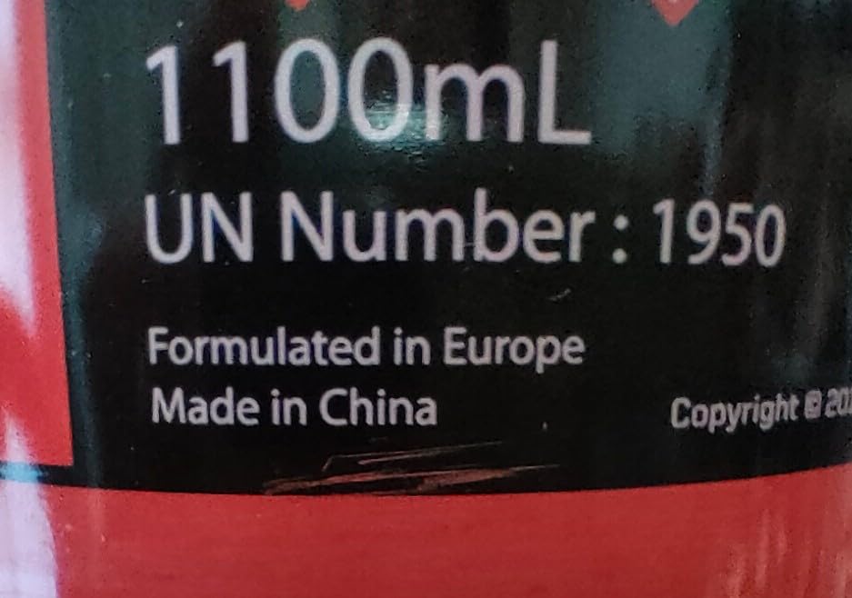 Amazon | 最適圧力 4本 計4400ml WE社 Red gas ガスガン用ガス (Green 