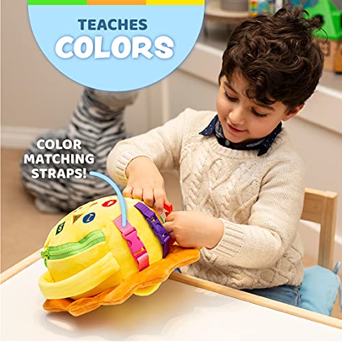 Buckle Toys 6405807 Benny Lion - Toddler Plush Activity Toy Stuffed Animal - Great For Homeschool Or Preschool thumb #2