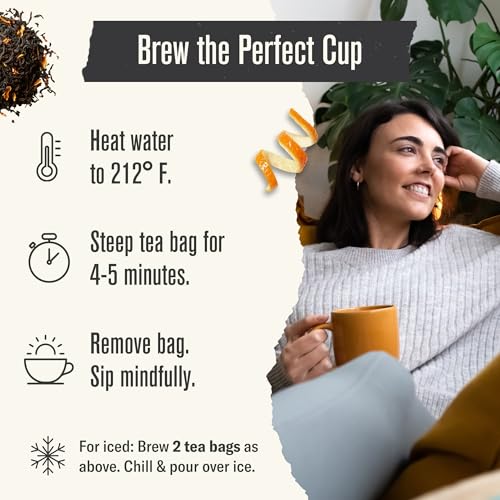 Numi Organic Tea Aged Earl Grey Black Tea - 18 Box of Tea Bags