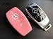 Produktbild Neue Hohe Qualität Silikon 3 Button Smart Intelligente Schlüsselanhänger Displayschutzfolie Schutzhülle Handschuh 2016 2017 Mercedes-Benz Modell C-Class AMG E-Klasse S-Klasse CLA GLA Hybrid (Pink)