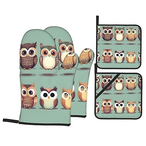 Protection de cuisson hibou contre la chaleur du micro-ondes