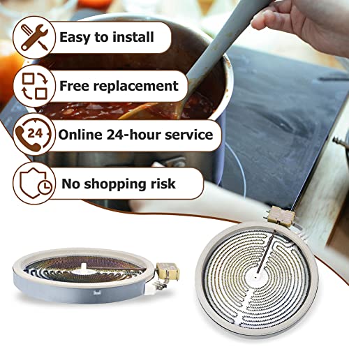 New Upgraded Wb30X24111 Range Dual Radiant Surface Element,9 Inch Radiant Heating, Surface Element Wb30X24111 Compatible With Ge Electric Cooktop And Ge Electric Range #TOP6