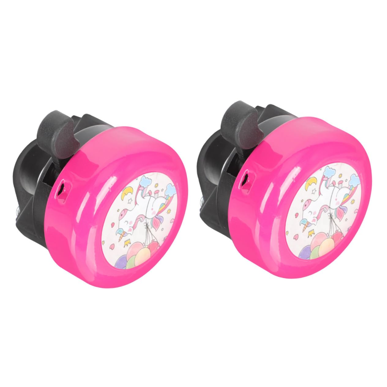 ibasenice Timbre De Bicicleta para Diseño De Caricatura Sonido Fuerte Compatible con Manillares para Bicicletas Y Scooters Material Seguro Y Duradero