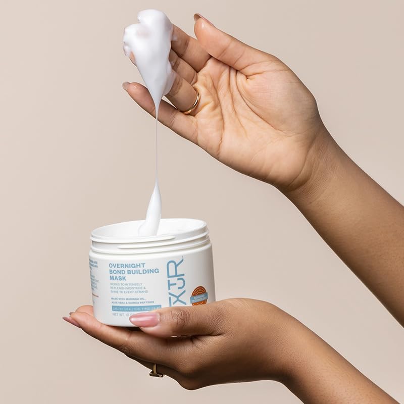 Miniatura 2 de TXTUR Máscara de construcción Overnight Bond, tratamiento capilar acondicionador profundo que ofrece hidratación intensiva que conduce a un mejor
