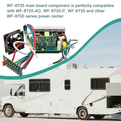 Image of WF-8735 Assembly Components 35 Amp RV Power Converter for Battery,Replacement Part for WF-8735,14.6V Three Stages Smart Battery Charger, Compatible with WF-8735,WF-8735-AD,WF-8735-P