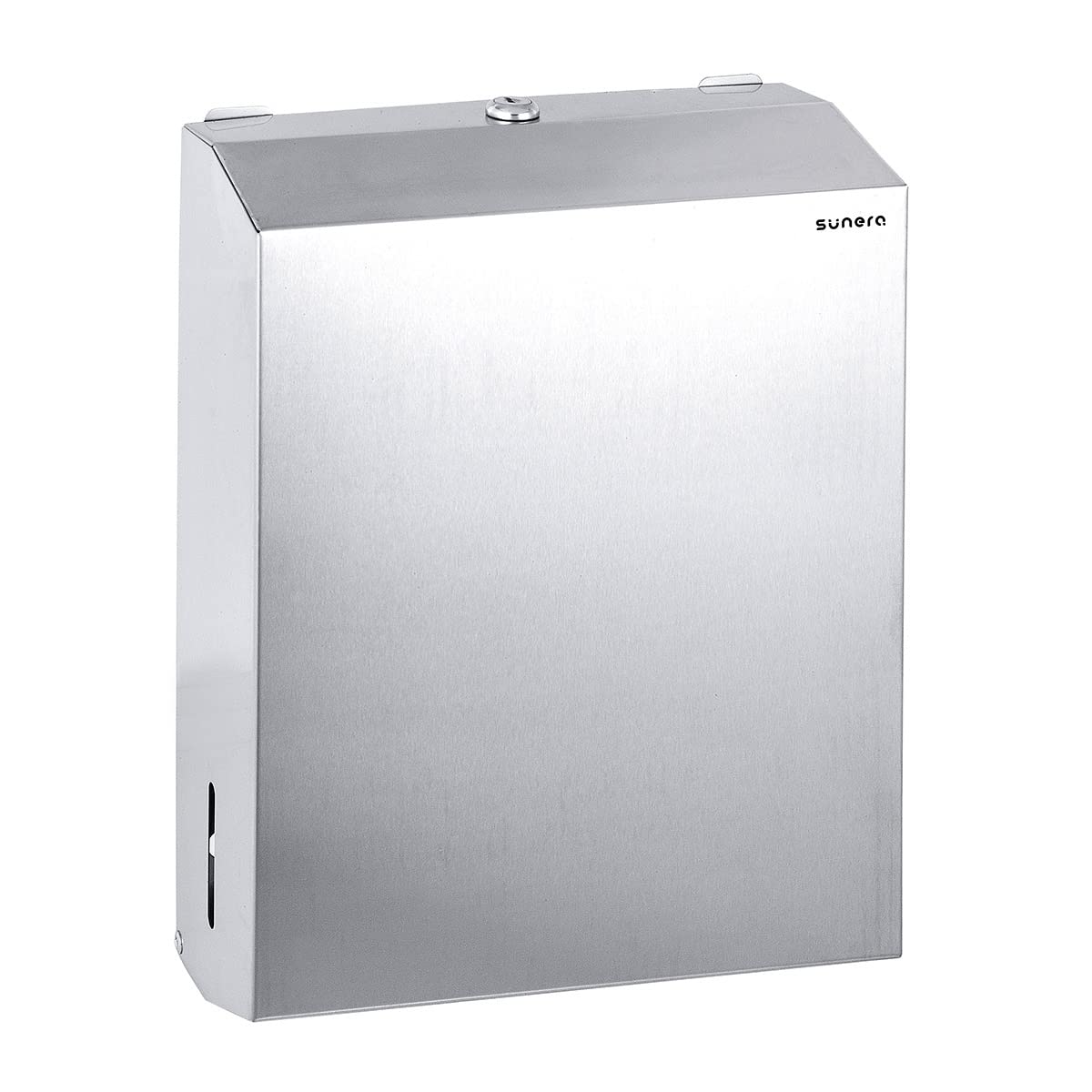 SUNERA Dispenser di asciugamani di carta C-Fold / Multi-Fold Commerciale Dispenser di asciugamani di carta a parete Montaggio a parete in acciaio inox 304 finitura spazzolata