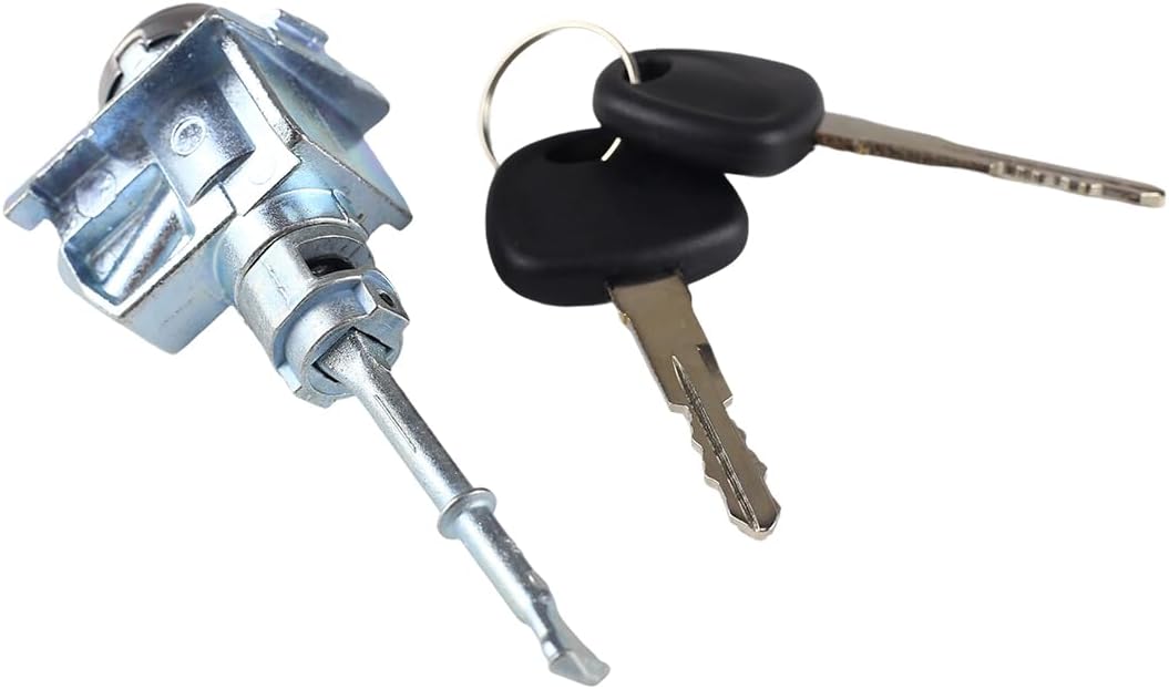 Door Lock Cylinder with 2 Keys Driver Side Compatible with Hyundai Tucson 2016-2021, Replace 81970-D3A00 81970D3A00