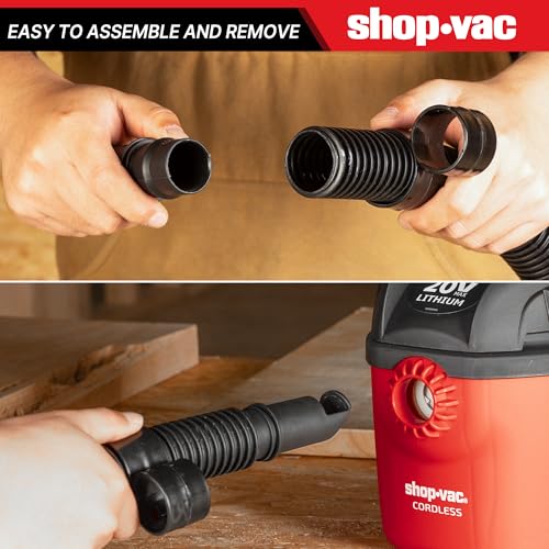 Image of Shop-Vac 9056400 Vacuum Hose Kit, 4 Ft x 1-1 /4 Inch with 3 Adapters