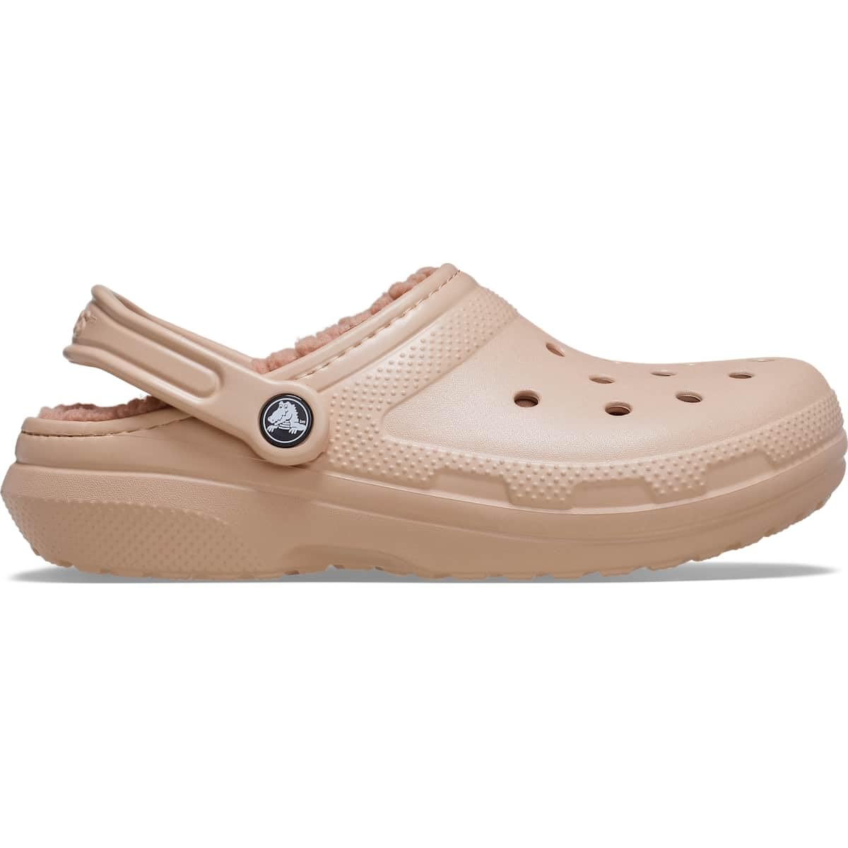 Crocs Unisex Erwachsene Classic Lined Clog, Pink Caramel, 7 UK Men/ 8 UK Women
