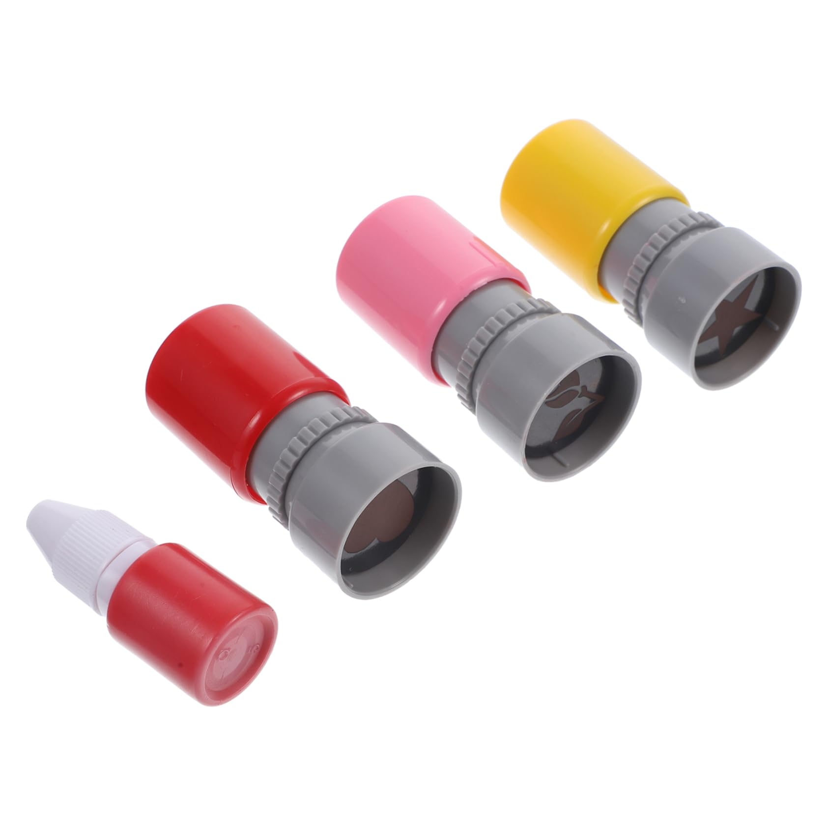 Operitacx 9pezzi Timbri Scolastici Con Design Adorabile Per Insegnanti Timbri Plastica Multifunzionali Per Decorare Biglietti e Scrapbook Utensili Per Ufficio e Organizzazione Scrivania